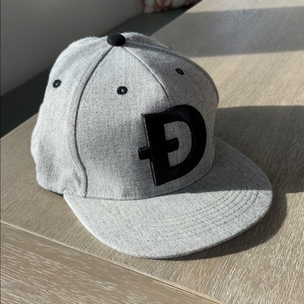 Doge Coin Baseball Flat Brim Cap